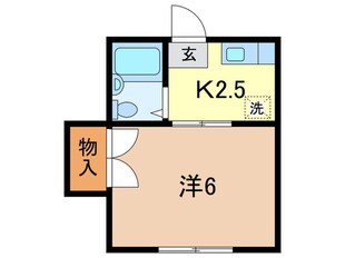 サキユニティー１の物件間取画像